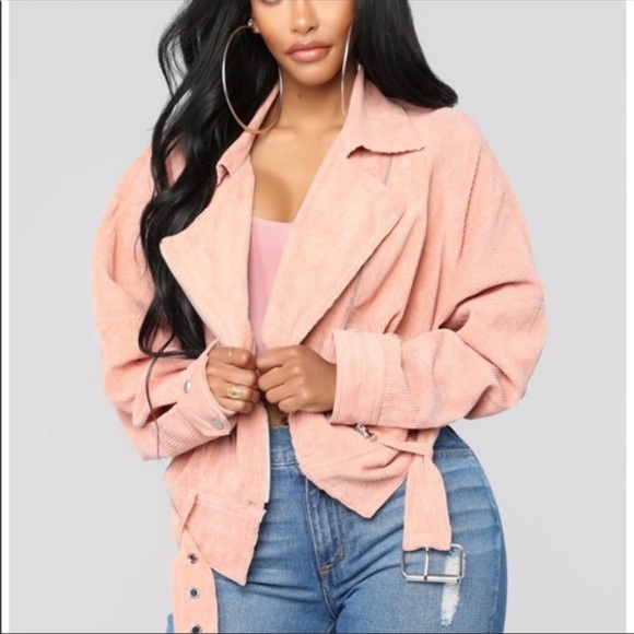 Fashion Nova Jackets & Blazers - Fashion Nova Corduroy Moto Jacket